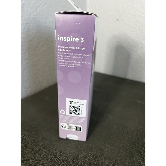 Fitbit Inspire 3 Health & Fitness Tracker - Lilac Bliss - Sealed - Picture 7 of 8